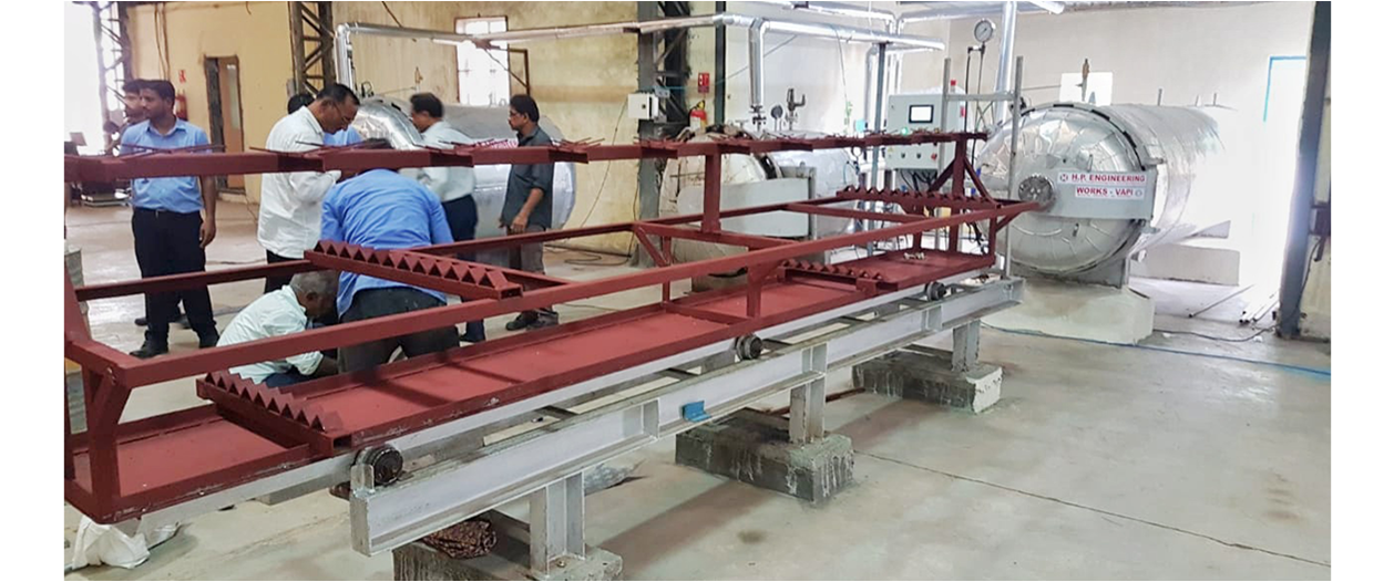 Special Trolly & Carrige for Vulcanizer